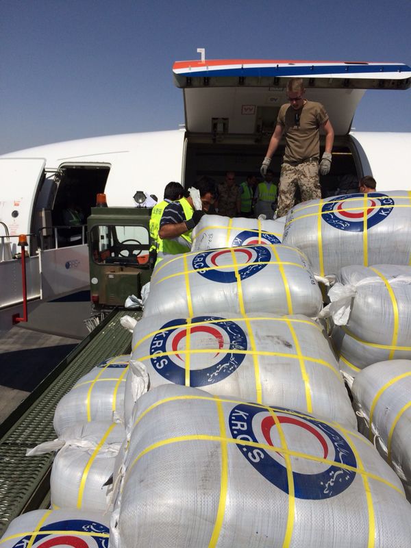 Relief goods distributed to Afghanistan landslide victims