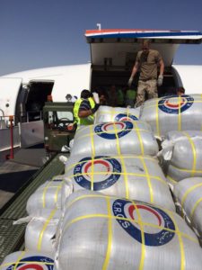 Relief goods distributed to Afghanistan