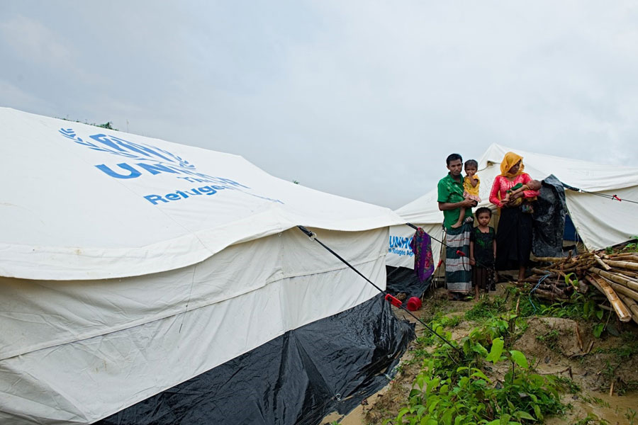 Kutopalong camp in Bangladesh