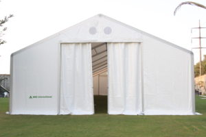 NRS Relief Rex Hall mobile storage unit MSU 10 x 32
