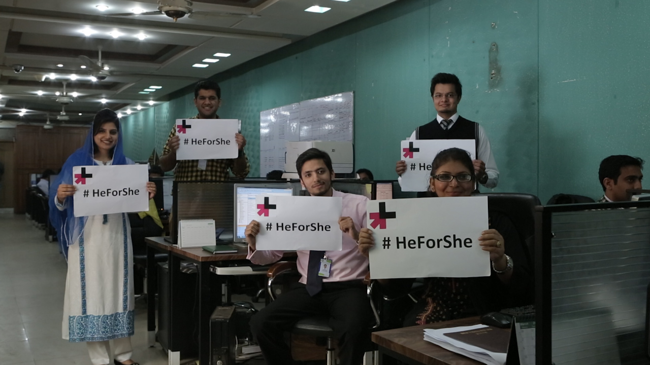 UN He for She campaign