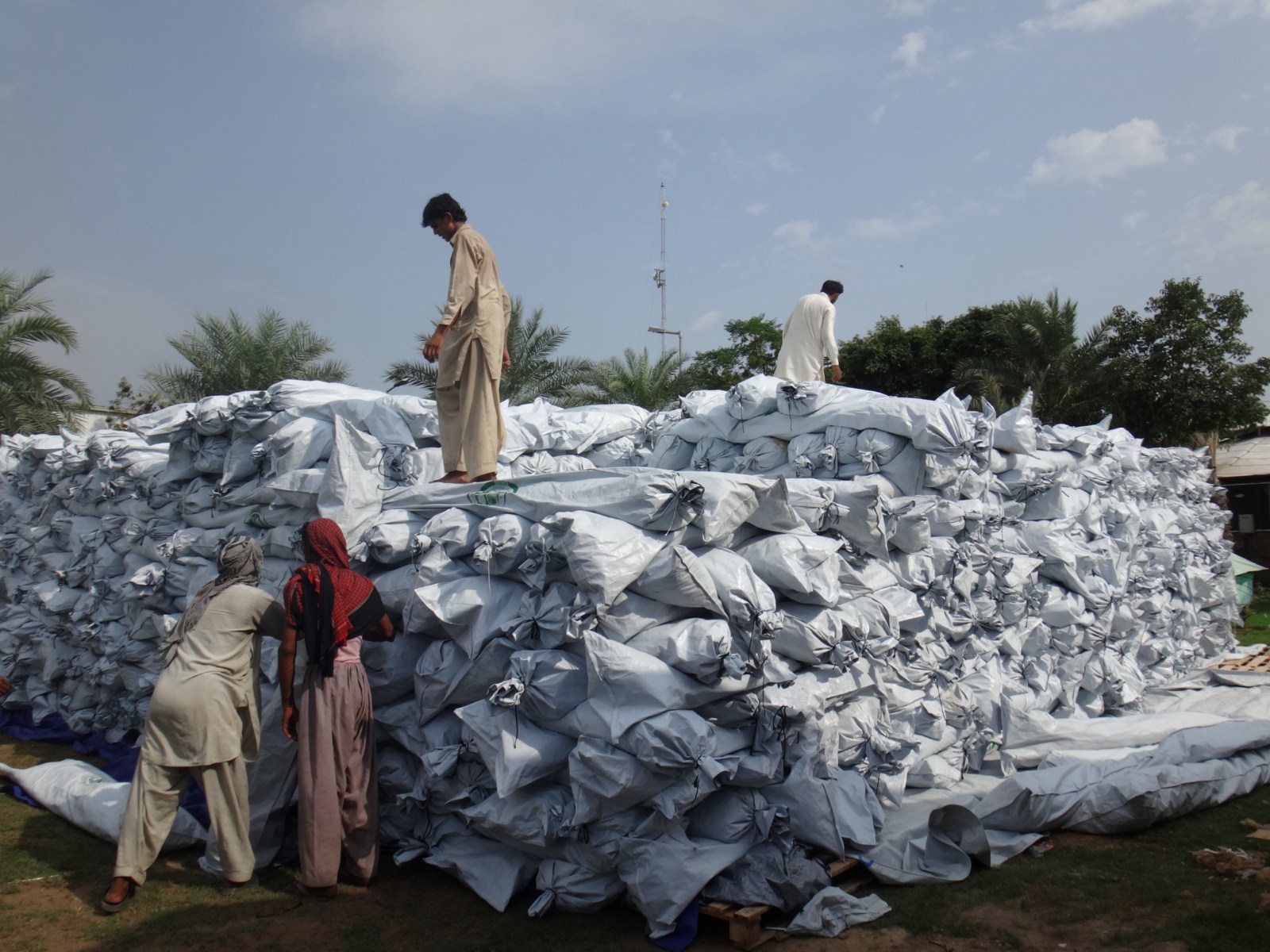 NRS Relief dispatches tents, tarpaulins, in response to Pakistan flooding