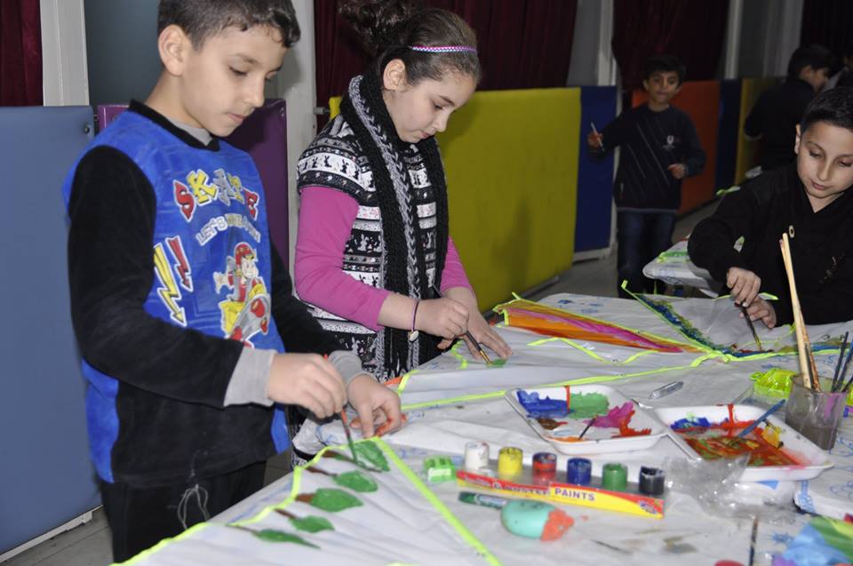 flyforpeace kite art workshop