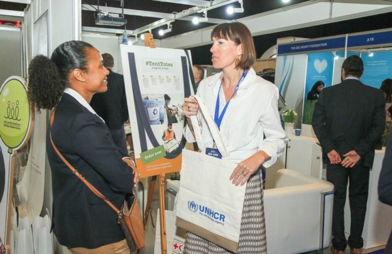 Wieke sharing the information at DIHAD 2019