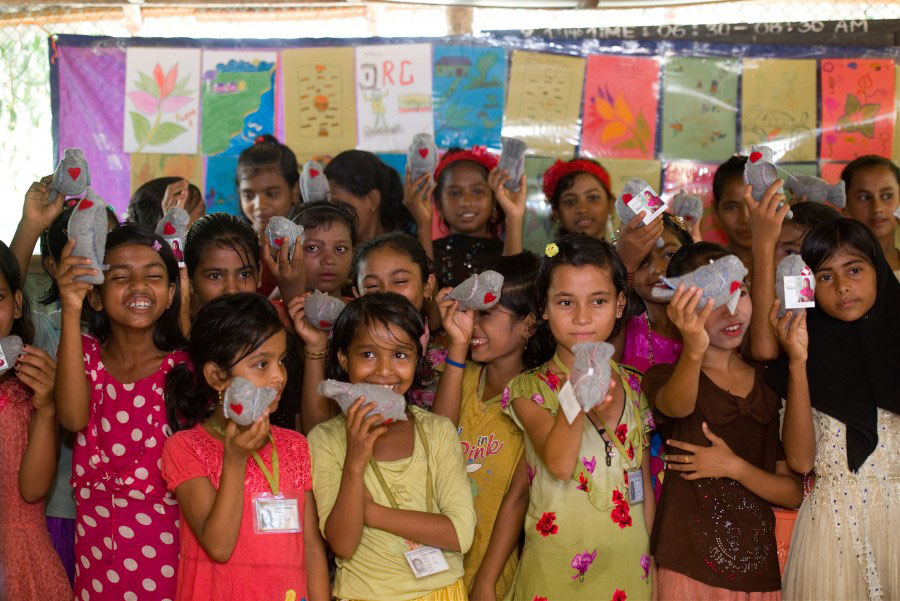 NRS Relief provides Peacedoves to Rohingya refugees in Bangladesh 2018