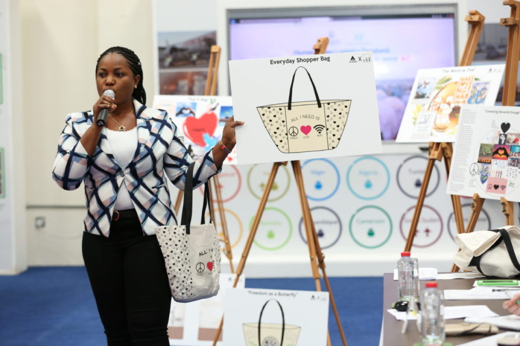 Dubai fashion students create bags from upcycled tents for World Refugee Day