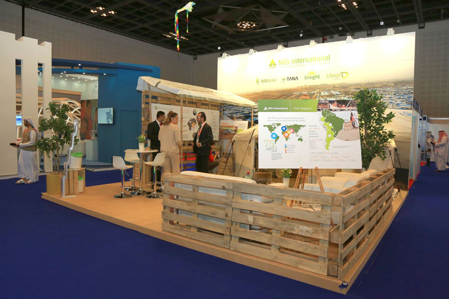 NRS Relief booth at DIHAD 2017