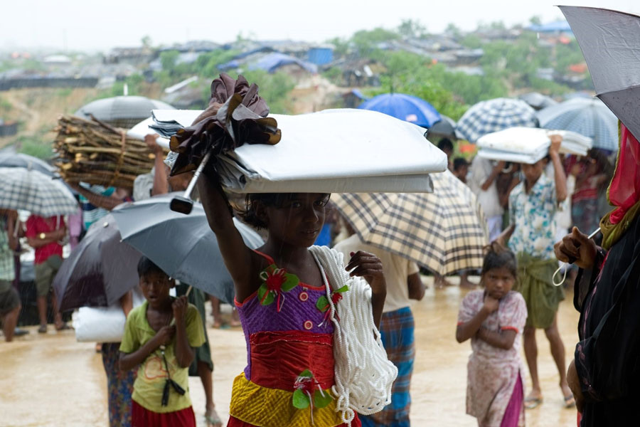 NRS Relief helping Rohingya refugees at Kutupalong Bangladesh