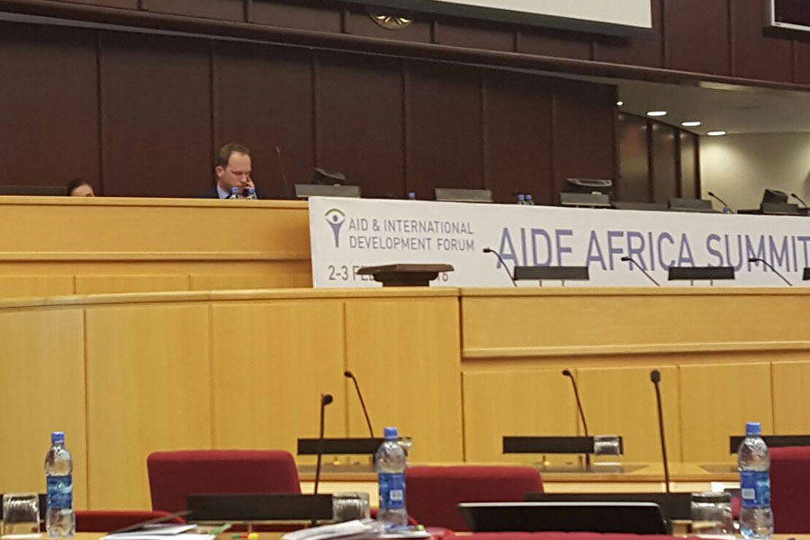 area of sitting at AIDF Africa Summit 2016