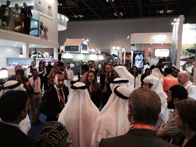 locals visit NRS Relief booth at DIHAD 2016