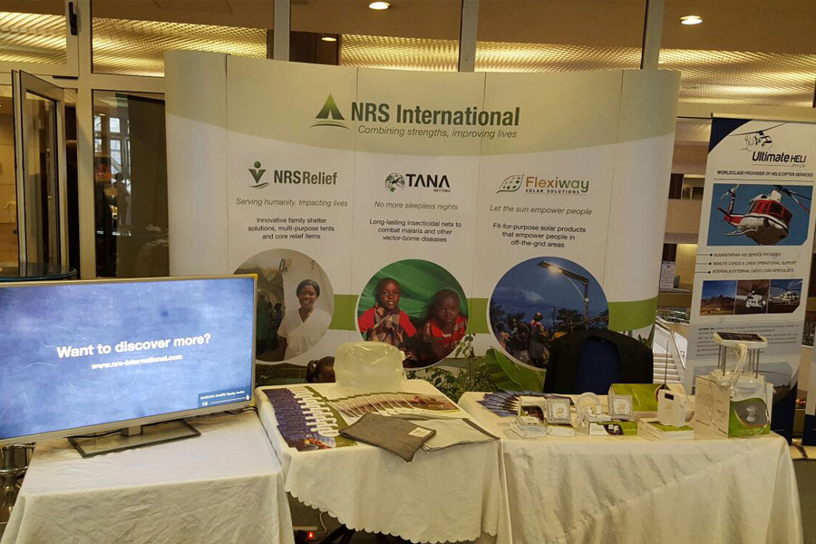 NRS Relief booth at AIDF Africa Summit 2016