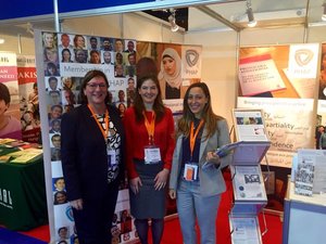 NRS Relief team in front of their booth at DIHAD 2016