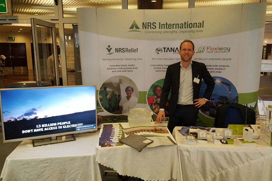 NRS Relief team on booth at AIDF Africa Summit 2016