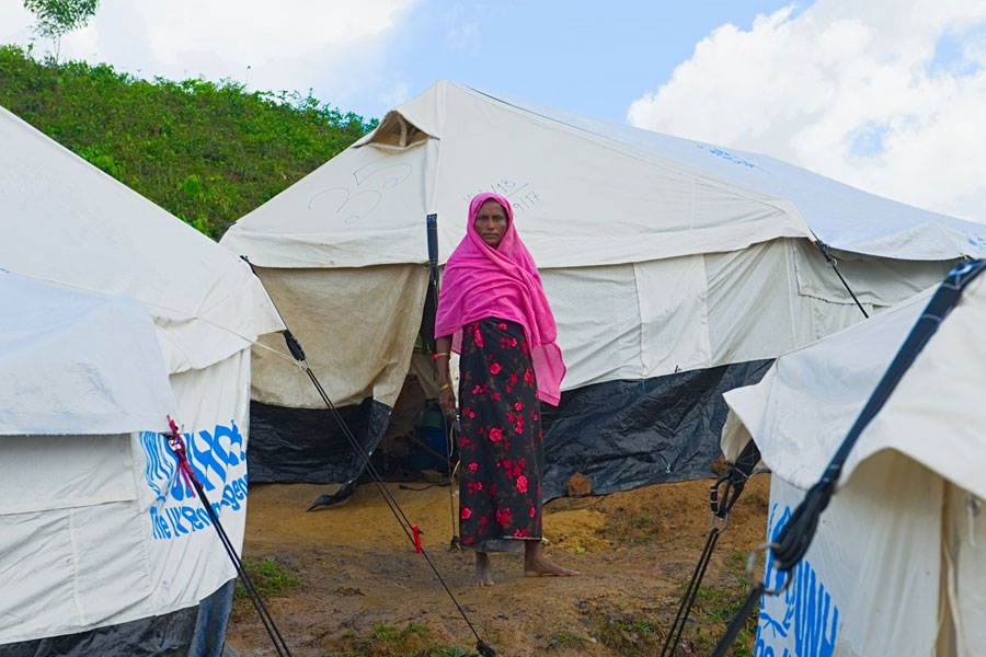 Rohingya women refugee at Kutupalong camp Bangladesh