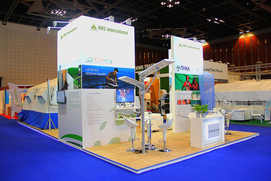 right left corner of NRS Relief booth at DIHAD 2015