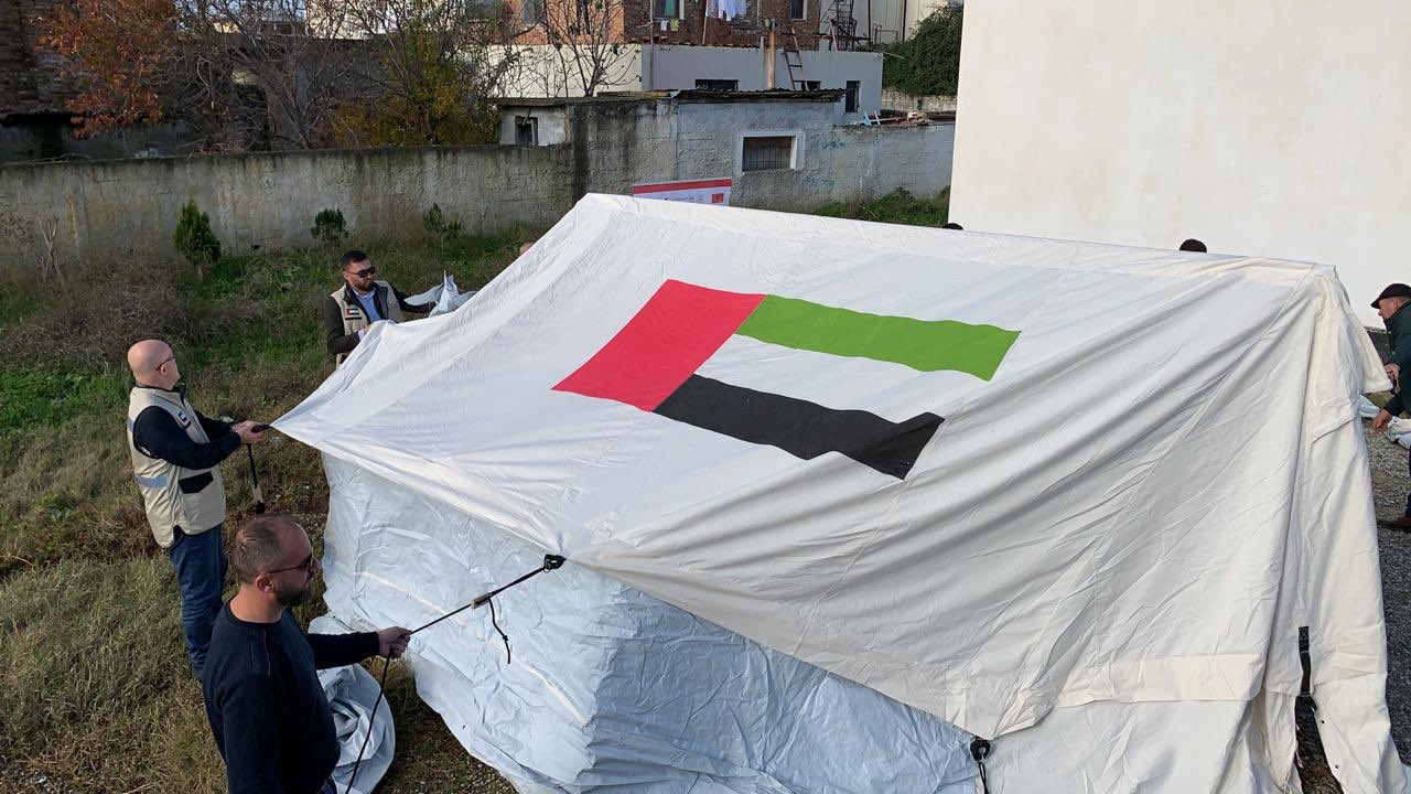 Viva Family Tents serve as temporary homes in earthquake-stricken Albania